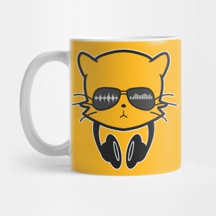 Music Lover Cat Mug